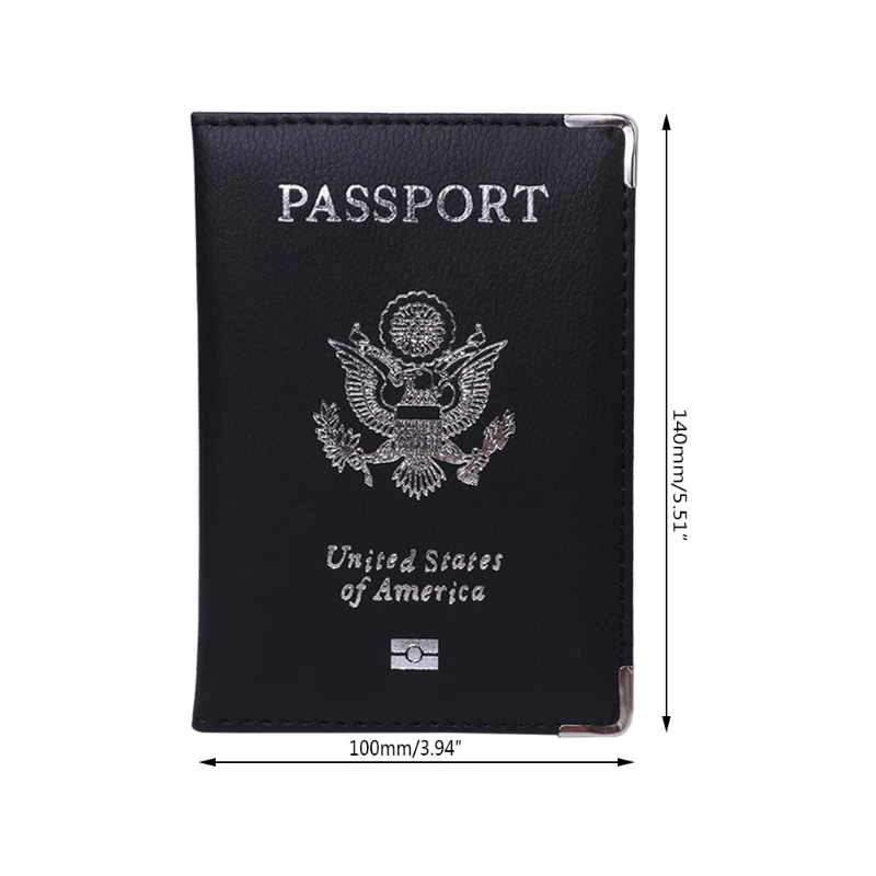 Чехол-органайзер ярких цветов для паспорта и путешествий, защитный чехол для карт, американский чехол