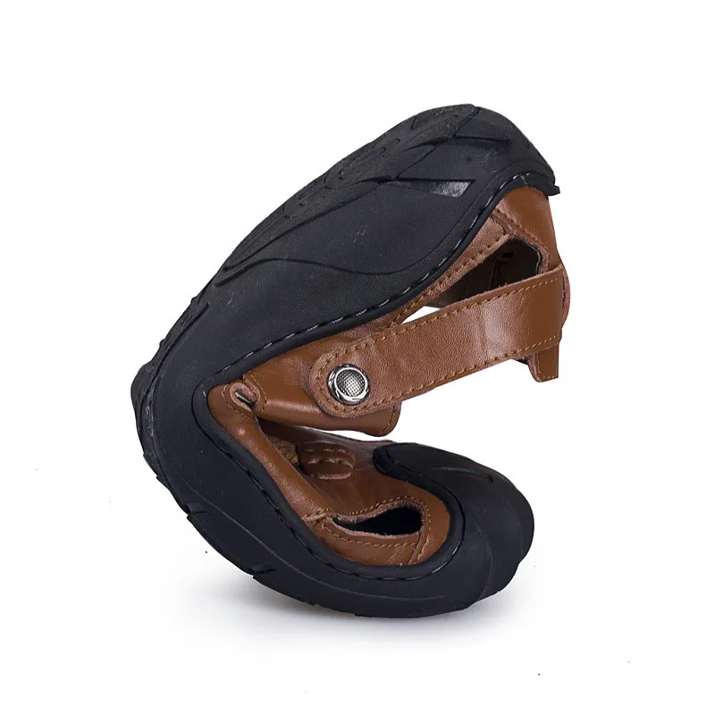Sandals 2018 Summer Driving Slipper Sandals Dual-use, Hollow Cowhide Breathable Beach Sports Men's Shoes Large Size 38-46 Sandals 2018 Summer Driving Slipper Sandals Dual-use, Hollow Cowhide Breathable Beach Sports Men's Shoes Large Size 38-46