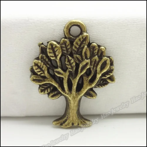 

65pcs Vintage Charms Tree Pendant Antique bronze Fit Bracelets Necklace DIY Metal Jewelry Making
