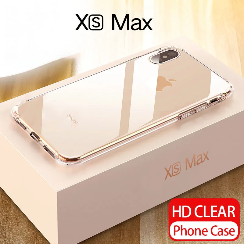 

For iPhone 7 8 Plus 7 8 6 6S Plus 5 5s SE Soft Transparent TPU Case Silicone Full Cover For iPhone X XS MAX XR 8 8 Plus 7 7 Plus