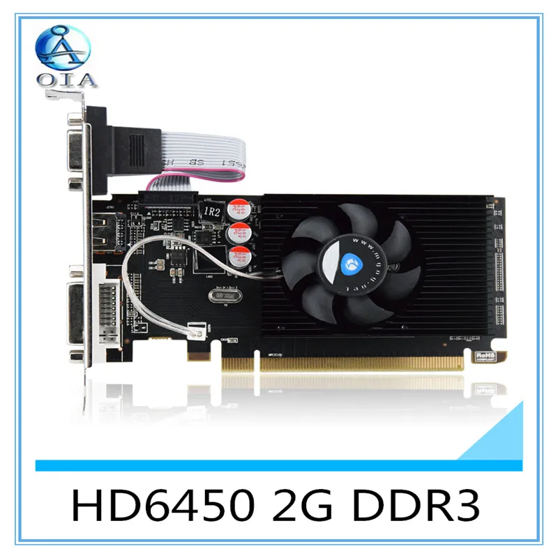 New Original Desktop Graphics Card HD6450 2G DDR3 625/1066MH desktop computer independent game card