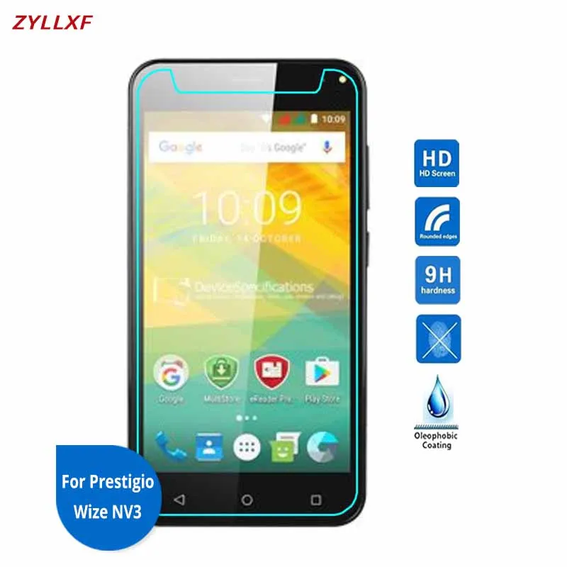 

For Prestigio Wize NV3 Tempered Glass Screen Protector Film 5.0 in 9H 2.5D Safety Film For PSP3527DUO PSP 3527 DUO WizeNV3