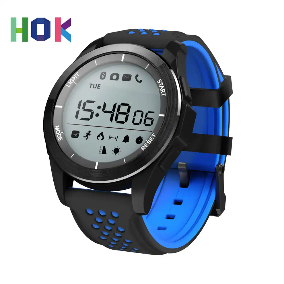 smart watch f3 ip68 waterproof altitude meter thermometer pedometer smartwatch for ios android