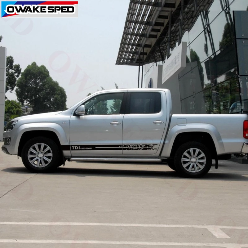 Sticker Decal for Volkswagen VW Amarok pickup Stripe Graphic door body indicator
