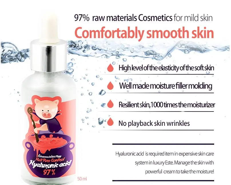 Tanie Elżbiecca Witch Piggy Hell kontrola porów kwas hialuronowy 97% nawilżający krem do twarzy pielęgnacja skóry wybielanie Ageless Anti Winkles