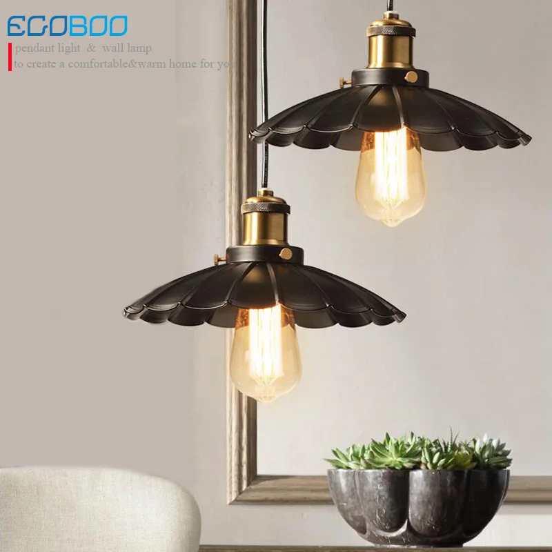 Loft Industrial Warehouse Pendant Lights American Country Lamps Vintage Lighting for Restaurant/Bedroom Home Decoration