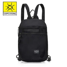 Новая спортивная нагрудная сумка Многофункциональный рюкзак на одно плечо водонепроницаемый нейлоновый мужской черный женский рюкзак для отдыха на открытом воздухе