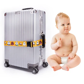 

BABYlove Naked bear suitcase packing with travel case binding belt go abroad consignment password lock binding with customs lock