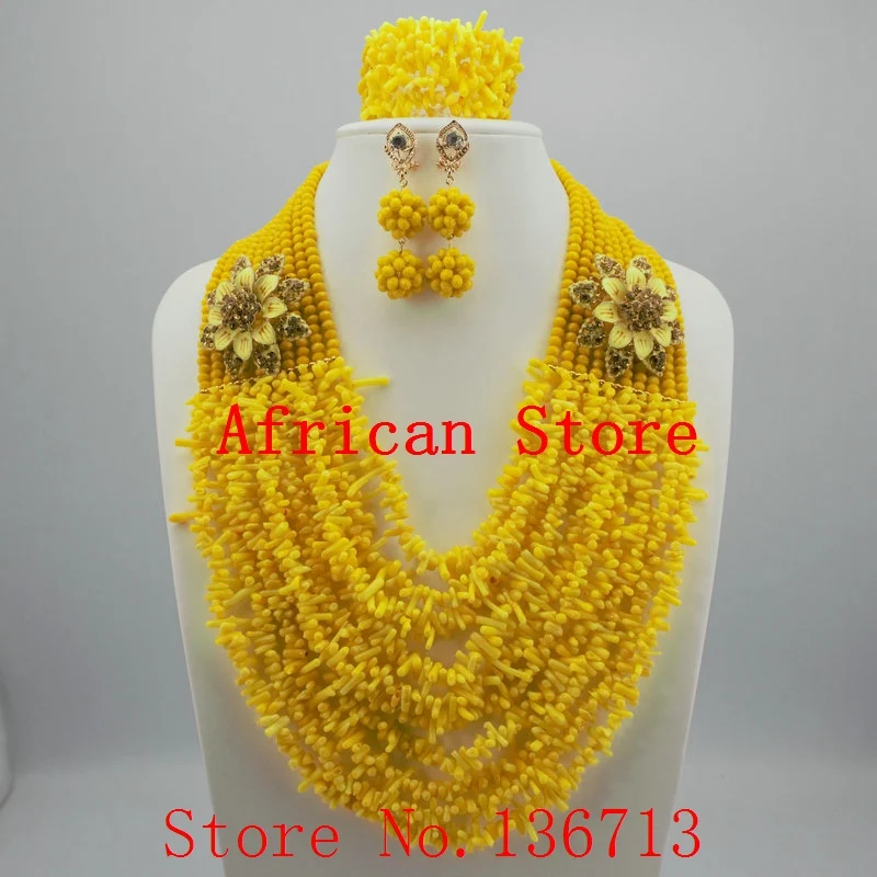 Зеленые Африканские коралловые бусы ювелирные наборы нигерийская свадьба