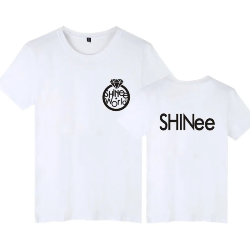 Корейская K POP KPOP SHINEE футболка Женская Мужская ONEW JONGHYUN KEY TAEMIN с надписью для