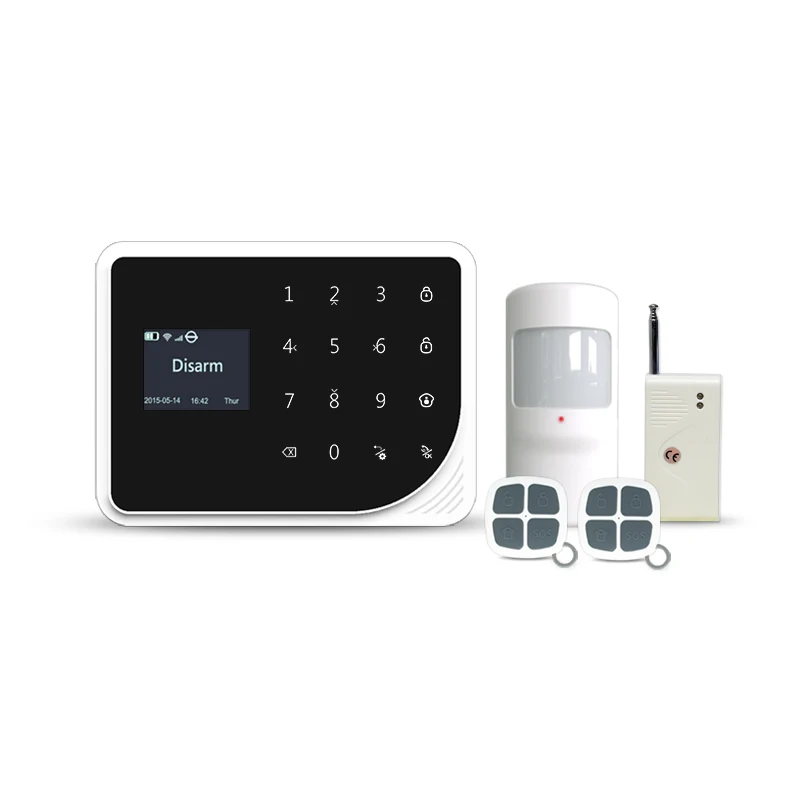 433mhz WIFI GSM alarm system home security alarm system wifi gsm alarm