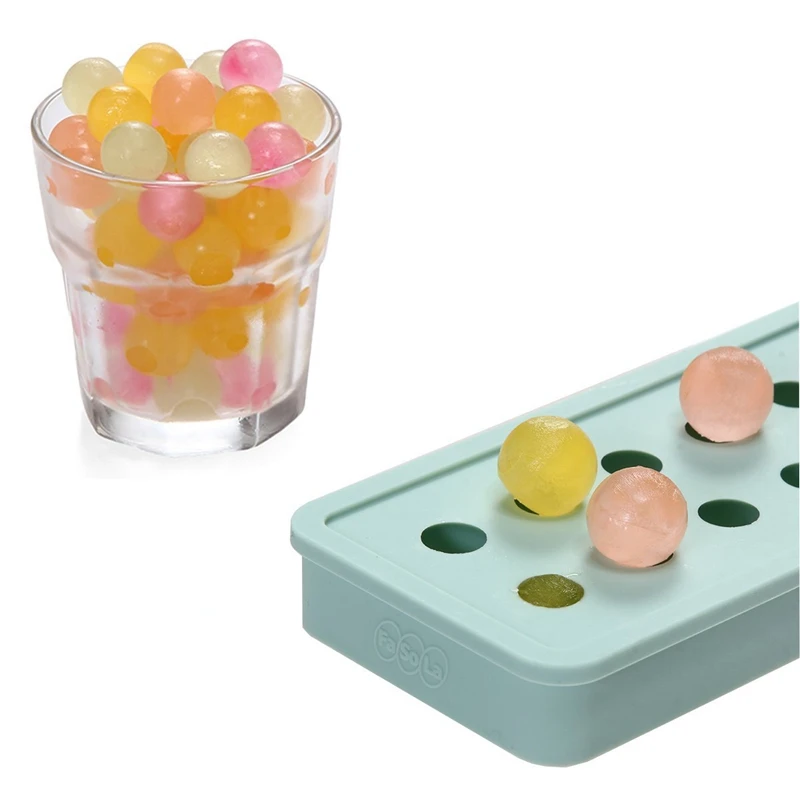 1PCS SILICONE MINI ICE BALL JELLY ICE BALL MAKER SILICONE ICE CUBE TRAY PUDDING MOLD MINI ICE