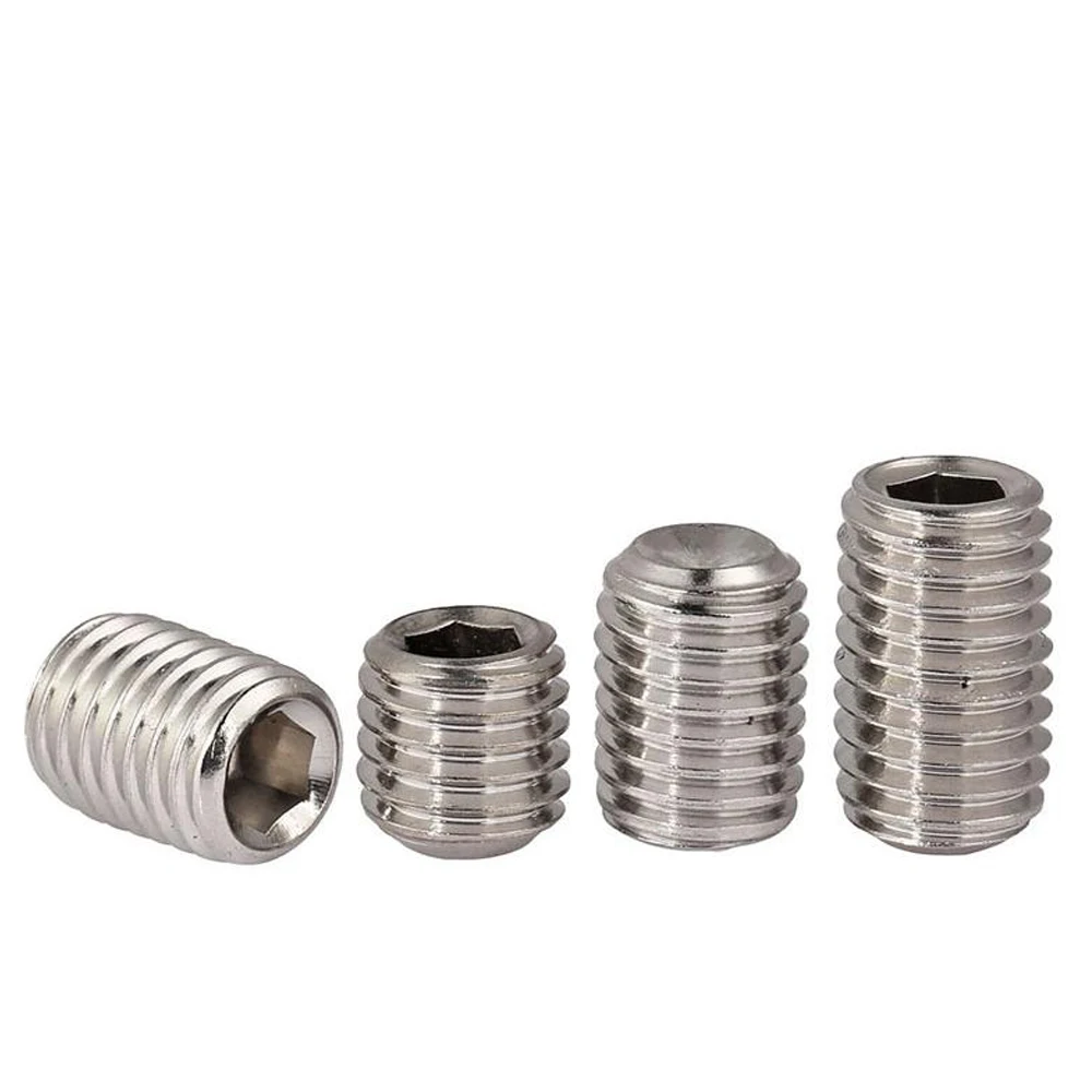 

M6 Grub Screws Stainless Set Screws Hex Socket Head Cup Point Bolts Metric DIN916