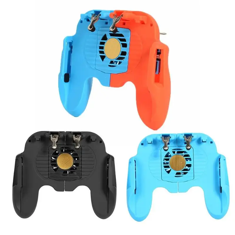  H6 Mobile Gamepad Controller for Phone L1R1 Grip Joystick Trigger for PUBG Supporting 4.7-6.0 inch 