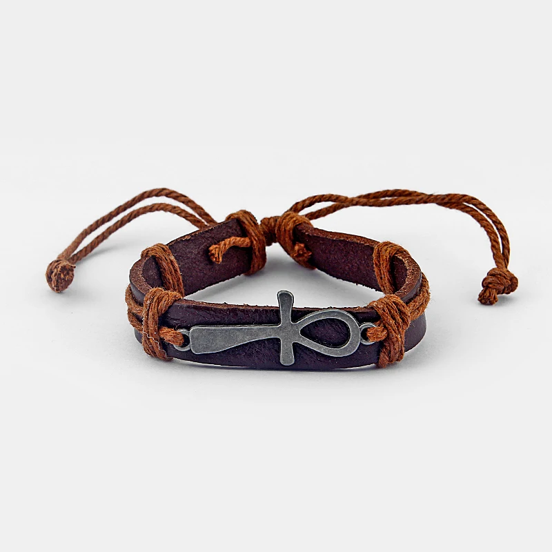 4 шт. мужской кожаный браслет|mens leather bracelets|leather braceletbracelet bracelet |