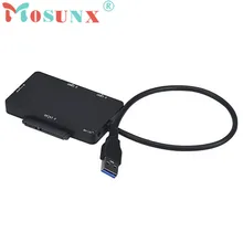 Mosunx Advanced U disk Top Department USB 3.0 To SATA 3.0 III 2 SD TF HUB Adapter Card Reader HDD SSD Hard Disk 1PC