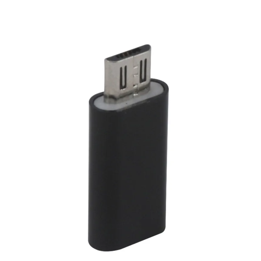 Цифровой type-C Женский к Micro USB Мужской адаптер для передачи данных конвертер usb type C адаптер для Android мобильного телефона черный белый