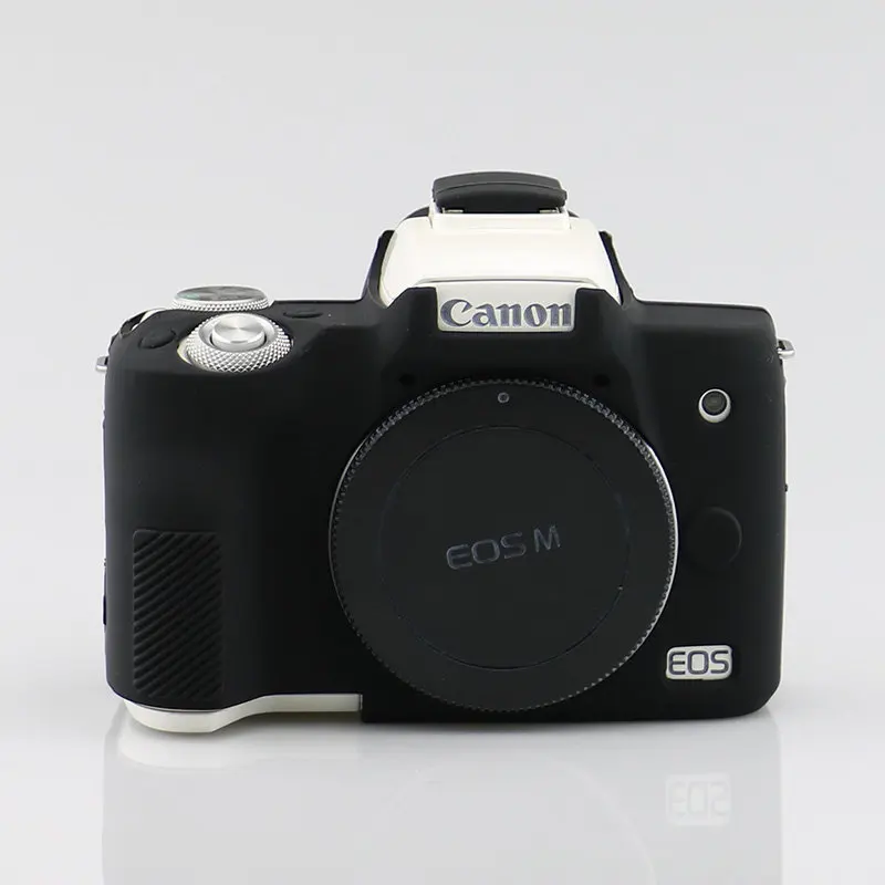 Силиконовые Камера чехол для цифровой однообъективной зеркальной камеры Canon EOS R 1300D T6 M50 5D II III IV 5D3 5D4 4000D T100 800D T7i 6D II 6D2 80D 200D 250D SL2 SL3 750D