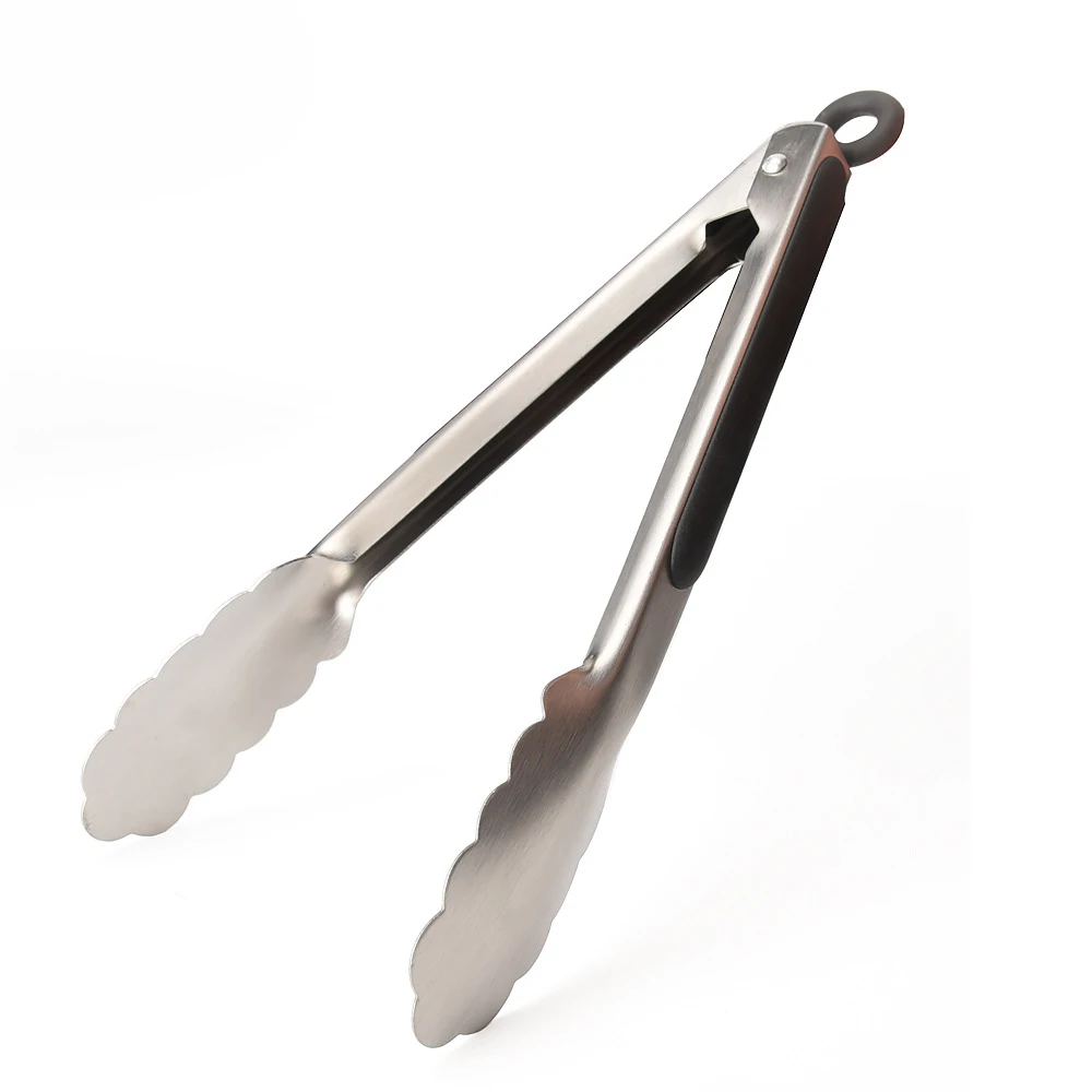 

9 12inch Stainless Steel Food Clip Cake Dessert Barbecue Bread Steak Grill BBQ Cooking Clips Kitchen Baking Tool Heat Resistant