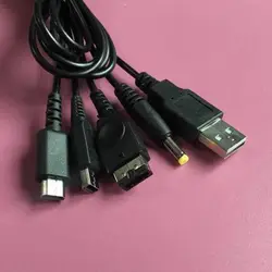 50 шт. 1,8 м USB Зарядное устройство зарядки приводит кабель шнуры для PSP2000 PSP3000 ND-SL ND-SI 3DS SP зарядки Кабели