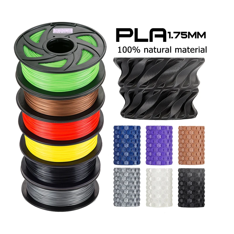 Superior da Impressora Material de Impressão Dimensional + - Qualidade Filamentos Impressora Plástico 1.75mm Pla 1 kg - Rolo 340 m Precisão 0.02mm 3d - Imagem 2