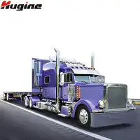 RC รถ 6 ช่อง 10 ยาง Hauler รถรีโมทคอนโทรล Super ยาวแพลตฟอร์ม Transporter Trailer