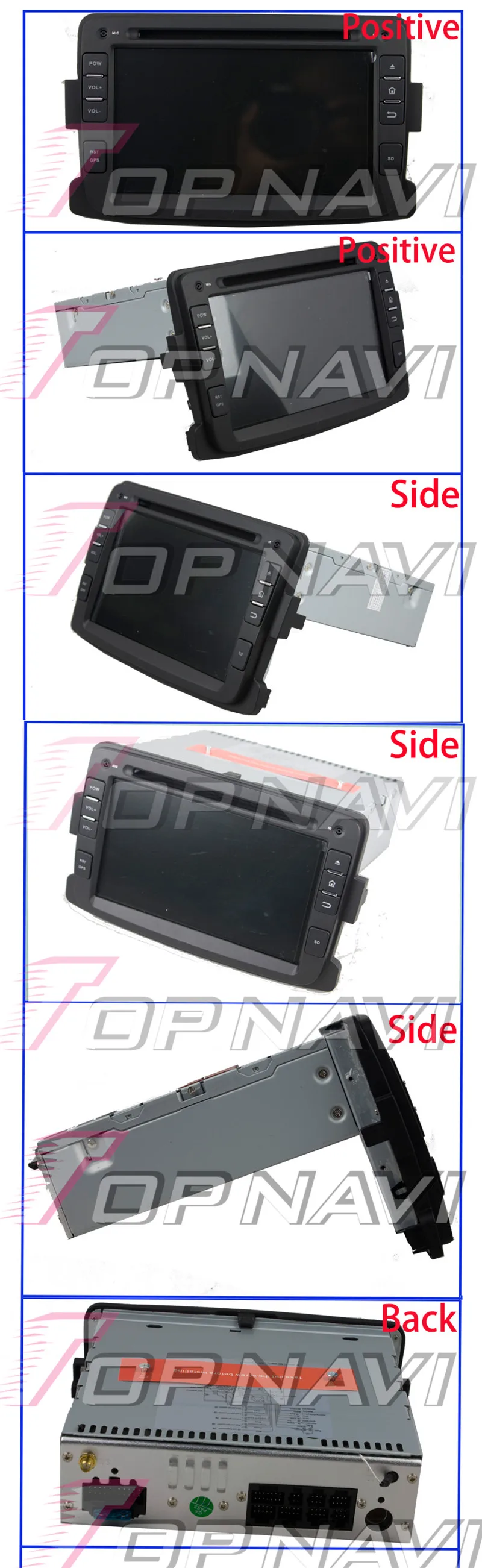 Topnavi 4 ядра Android 8,1 DVD мультимедиа плеер для Duster 2012-2013 аудио Радио стерео 2DIN gps навигации MP3