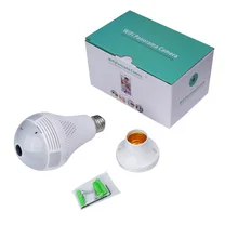 Беспроводной IP лампа камера Wi-Fi 960 P панорамный рыбий глаз Главная Безопасность CCTV камера 360 градусов ночное видение Max поддержка 128 ГБ