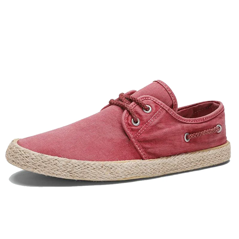 

Summer canvas shoes men sneakers Breathable Espadrilles casual shoes male comfortable rubber Flat Footwear Skateboarding Shoes