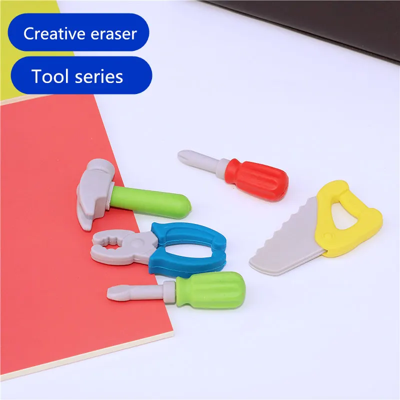 5PCS Cute creative eraser Tool series pencil erasers ... 5PCS Cute creative eraser Tool series pencil erasers ...