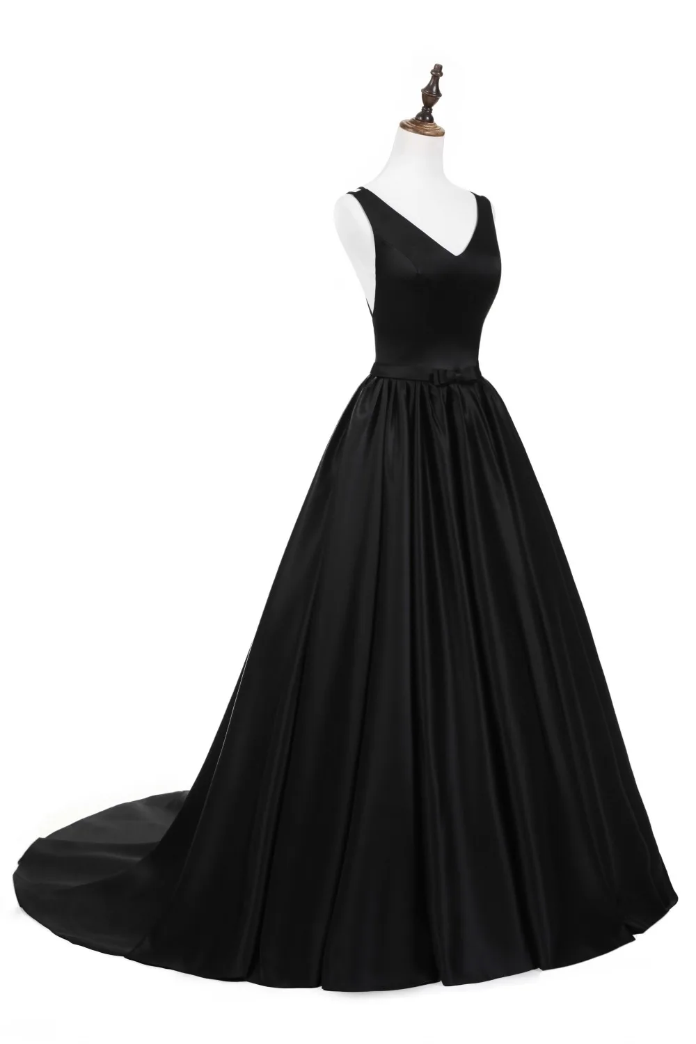 deep V neck red carpet evening dresses