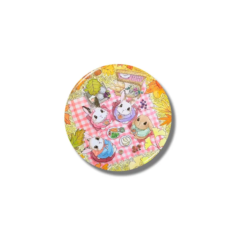 Lychee Life серия с персонажами из мультфильмов о животных магнит на холодильник круглой формы магниты на холодильник дорожные сувениры украшения для кухни