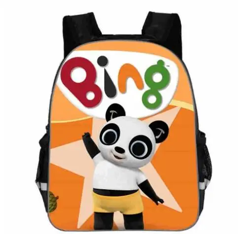 Bing Bunny рюкзак с принтом, школьный рюкзак для мальчиков и девочек, детская сумка для книг, мультяшный рюкзак для маленьких девочек, cartable enfant, сумка для детского сада