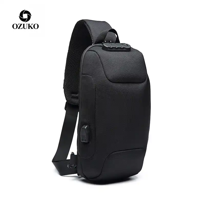men's chest pack crossbody bag