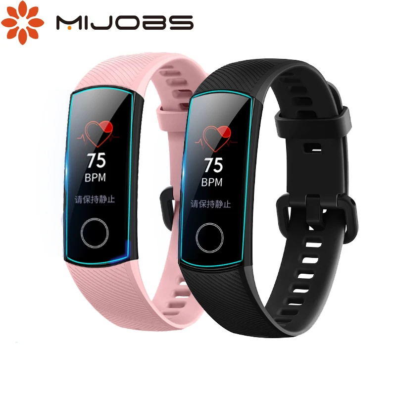 

Mijobs Soft Anti Scratch Ultra HD Screen Protectors for Huawei Honor Band 4 Smart Watch Screen Protective Film For Honor Band 4