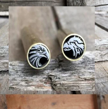 

Knife shank Mosaic eagle Rivets 45mm nail Brass tube 8mm DIY knife handle screw More design