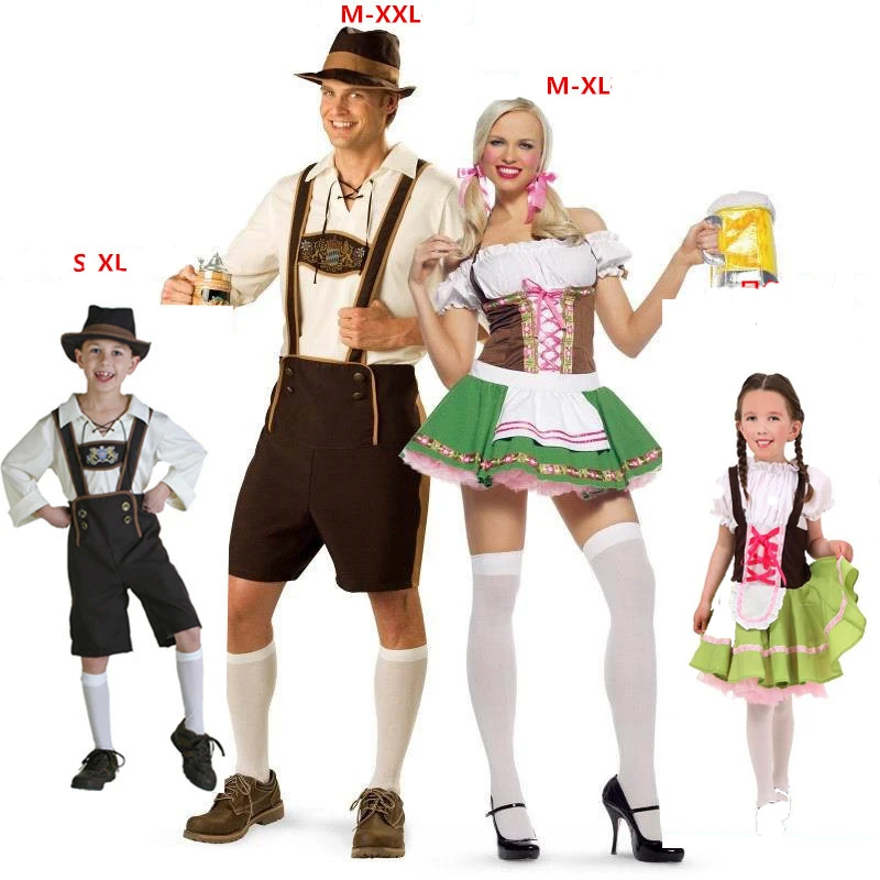 家族衣装オクトーバーフェスト衣装バイエルンoctoberfestドイツ祭りビールコスプレハロウィン衣装のため男性 Oktoberfest Beer Festival Costume For Mencostumes For Aliexpress