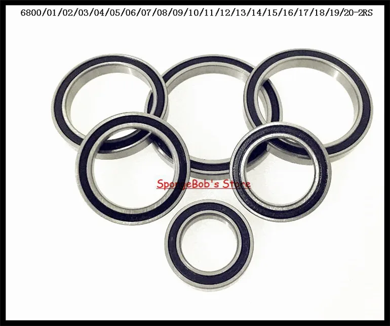 1pcs 6816 2RS 6816 RS 61816 2RS 80x100x10mm The Rubber Sealing Cover ...