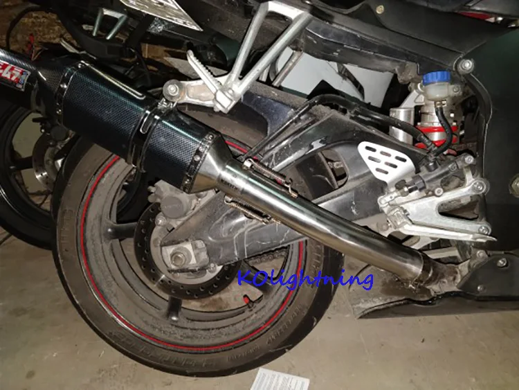 Слипоны YZF R6 мотоцикл выхлопной Средний подключения средняя труба образцы трубы Нержавеющая сталь трубка для Yamaha R6 1998-2005/2006