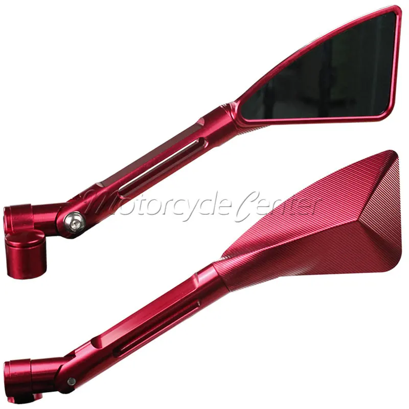 Universal Replacement Aluminum Motorcycle Rearview Side Mirror Set For