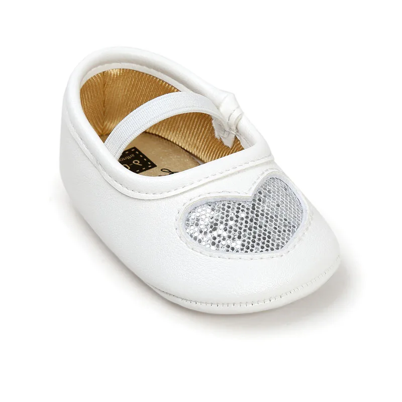 2018 WONBO новые детские туфли принцессы Милые Детские Девочки t-ремень обувь сплошной цвет из искусственной кожи чистый белый цветок обувь для