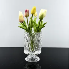 SAFEBET бренд прозрачный кристалл Стекло ваза модные современные украшения дома моды Desktop ваза Свадебные украшения