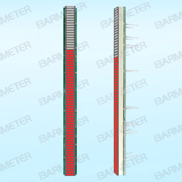 

BL64-1005M manufacturers sell 64 segment 100mm long red LED light beam display devices