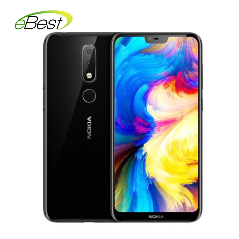 

Nokia X6 Smartphone 5.8" 3060mAh Snapdragon 636 Octa Core Dual Rear Camera 16.0MP+5.0MP Android Fingerprint ID Mobile Phone