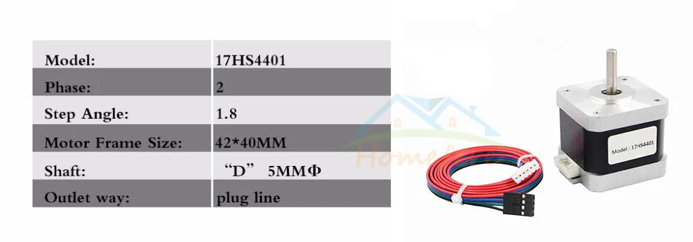 5 шт. Nema17(Национальная ассоциация владельцев электротехнических предприятий) шаговый двигатель 42 Мотор Нема 17(Национальная ассоциация владельцев электротехнических предприятий) двигатель 42bygh 1.7A 17HS2408 17HS4401 17HS8401 шаговый мотор 4-свинец для 3D-принтеры