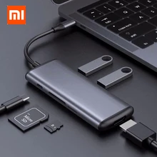 Новейший usb-адаптер для зарядки Xiaomi hagios type-C 6 в 1 type C TF/SD/PD/2 USD 3,0/HDMI зарядное устройство для зарядного устройства