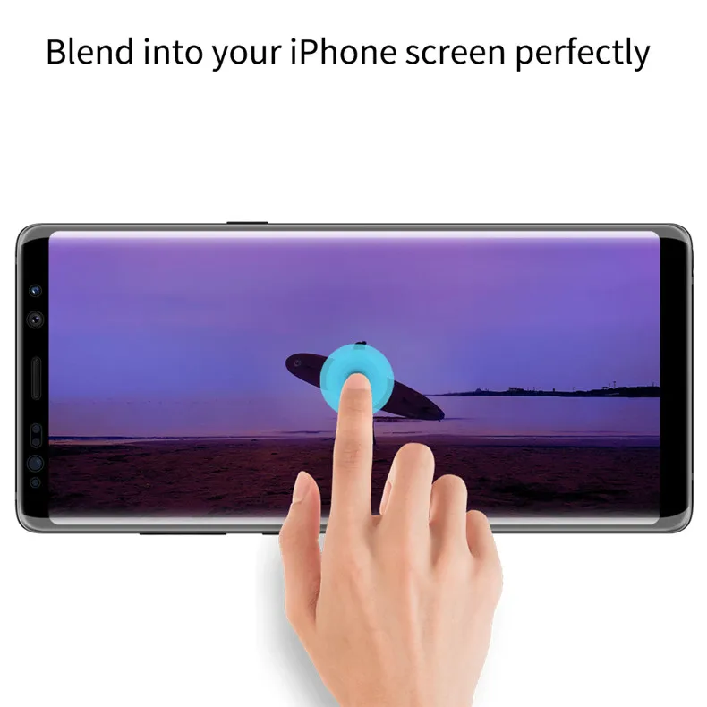 Nillkin Полный Клей Стекло для samsung Galaxy Note 8 Защитная пленка для экрана закаленное стекло 9D Безопасность установка инструменты