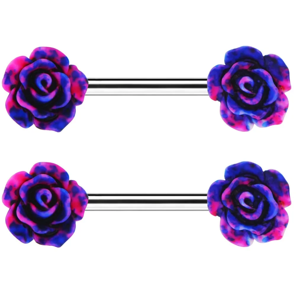 Buy BODY PUNK Fresh Summer Style Daisy Nipple Barbell