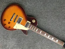 

Custom Shop Lp standard electric guitar in stock sunburst color LP guitar 59 version striped maple veneer Abr-1 bridge