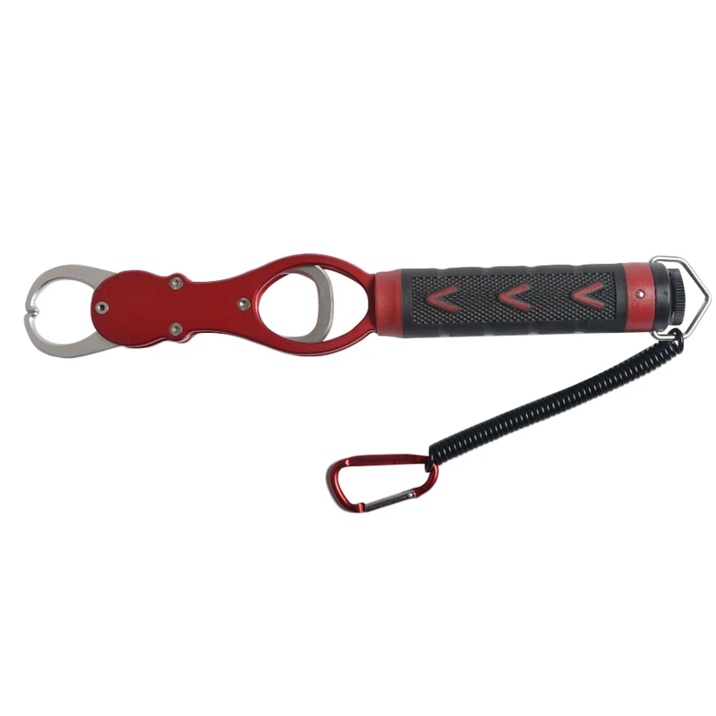 

15Kg/33Lb Weigh 6061 Aluminum Alloy Portable Fish Lip Grip Grabber Fishing Gripper With Weight Scale